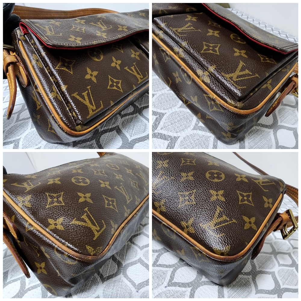 LOUIS VUITTON Monogram Viva-Cite MM Shoulder Bag Brown - Picture 13 of 15